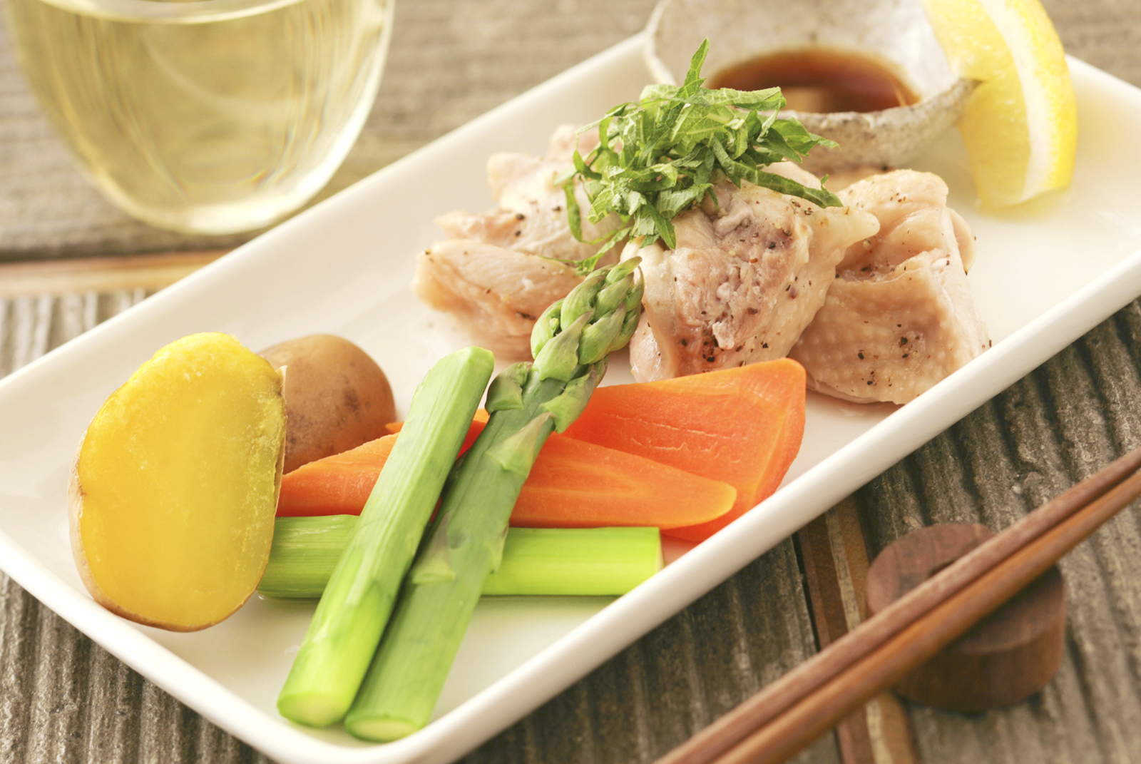 蒸し野菜盛り合せ